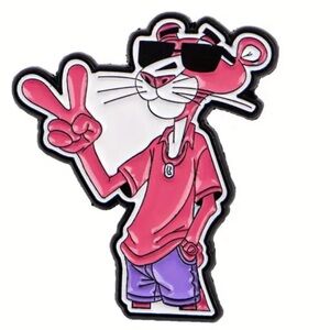Pink Panther Enamel Pin